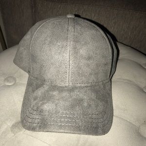 CC Everyday Grey Faux Suede Hat